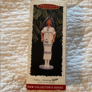 1986 Native American Barbie ornament